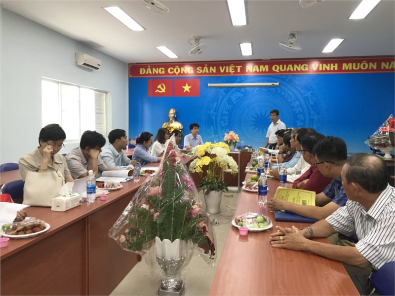 Phòng GD-ĐT đón đoàn phúc tra liên ngành Thành phố về công tác Y Tế trường học năm học 2018-2019.